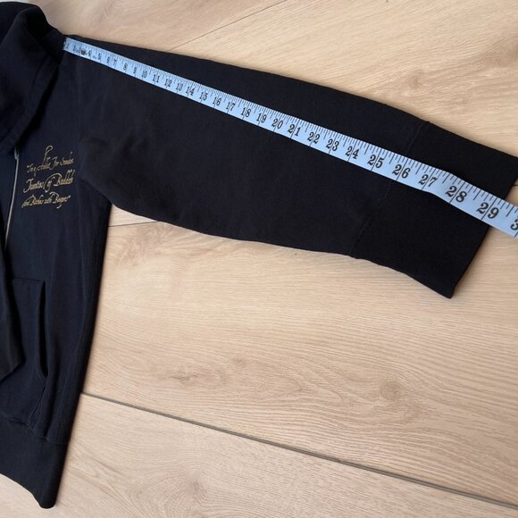 2013 HUF x Nas Limited Edition "N.Y. State of Mind" Zip Up Black Hoodie Men's M - Picture 12 of 16